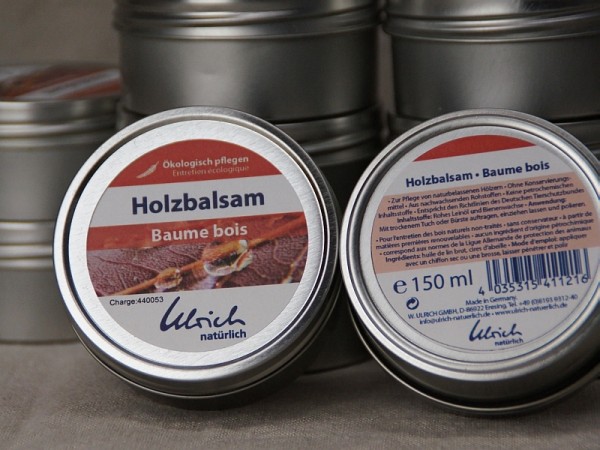 natürlicher Holzbalsam, bio Möbelpflege für Holz - Ulrich