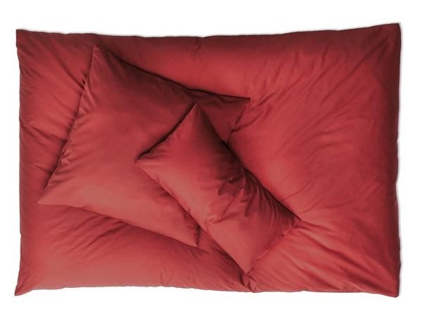 Bio Satin Bettwäsche - bordeaux