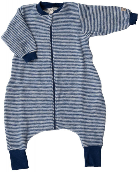 Bio Babyschlafsack mit Beinen - marine