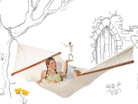 Bio Stabhängematte RAJA, naturfarbene Stabhängematten Bio Stabhängematte RAJA, naturfarbene Stabhängematten