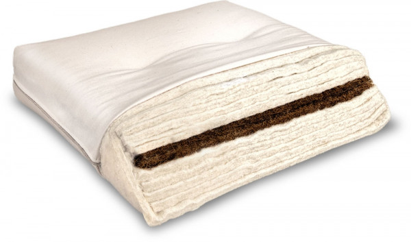 Bio Futon Baumwolle/Leinen mit Kokoskern