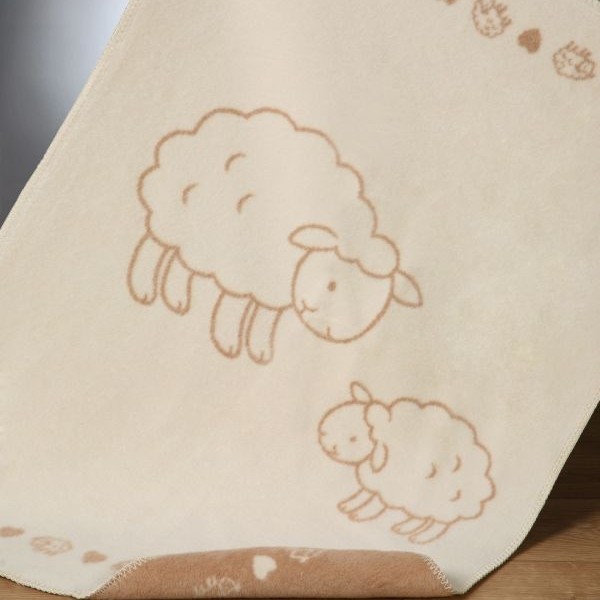 Bio Baby-Spieldecke SCHÄFCHEN, Biodecke mit Schaf Molly
